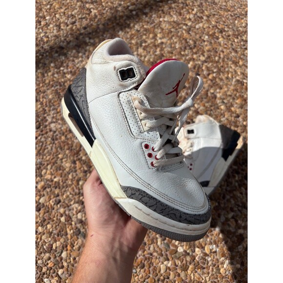 Nike air JORDAN 3 RETRO GS 'WHITE CEMENT REIMAGINED' - Picture 1 of 7